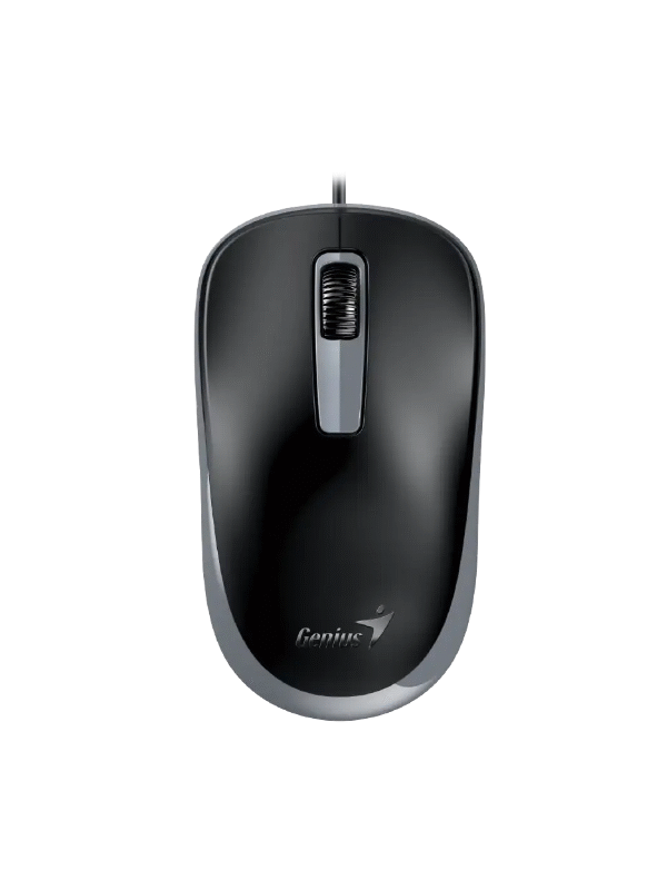 MOUSE GENIUS DX-125S USB SILENT (NEGRO/GRIS)