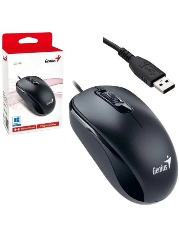 MOUSE GENIUS CON CABLE USB TIPO C DX-110