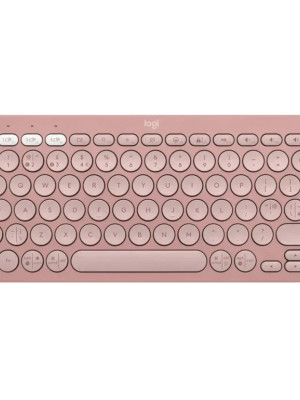 TECLADO LOGITECH PEBBLE KEYS 2 K380S (ROSA/BLANCO/NEGRO)