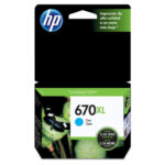 CARTUCHO HP 670XL CIAN (CZ118AL) (8 ml)