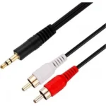 CABLE DE AUDIO 3.5MM A 2 RCA (1.5 METROS)