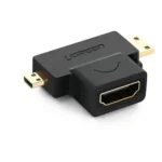 ADAPTADOR 2 EN 1 MINI Y MICRO HDMI A HDMI