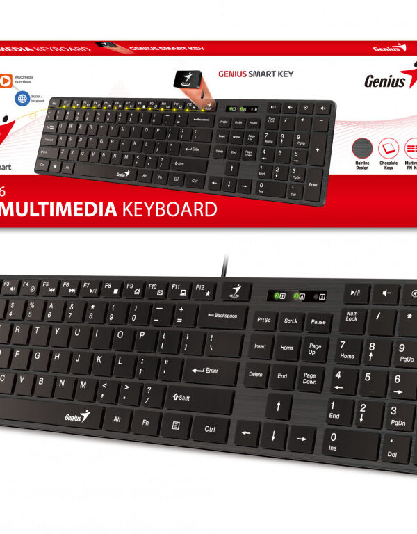 TECLADO GENIUS SLIMSTAR 126 USB