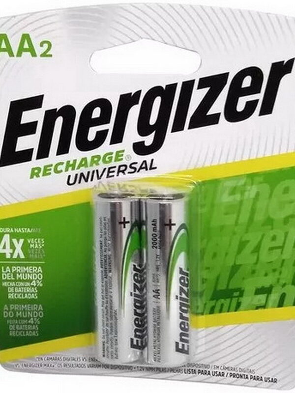 PILA ENERGIZER RECARGABLE AA (PACK X2)