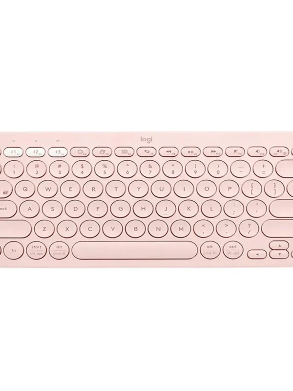 TECLADO LOGITECH K 250 BLUETOOTH (ROSA/BLANCO)