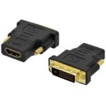 ADAPTADOR HDMI HEMBRA A DVI-D MACHO