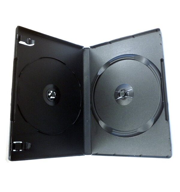 CAJA DVD PLASTICA ESTANDAR (DOBLE)