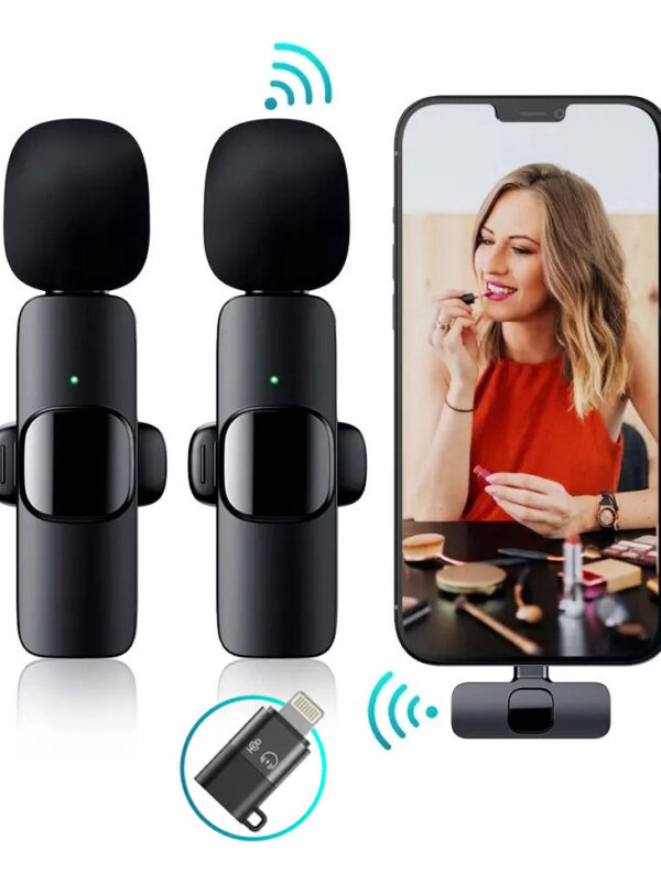 MICROFONO CORBATERO INALAMBRICO K9 (DUAL)
