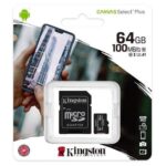 Tarjeta de Memoria Kingston Canvas Select Plus 64GB microSDXC