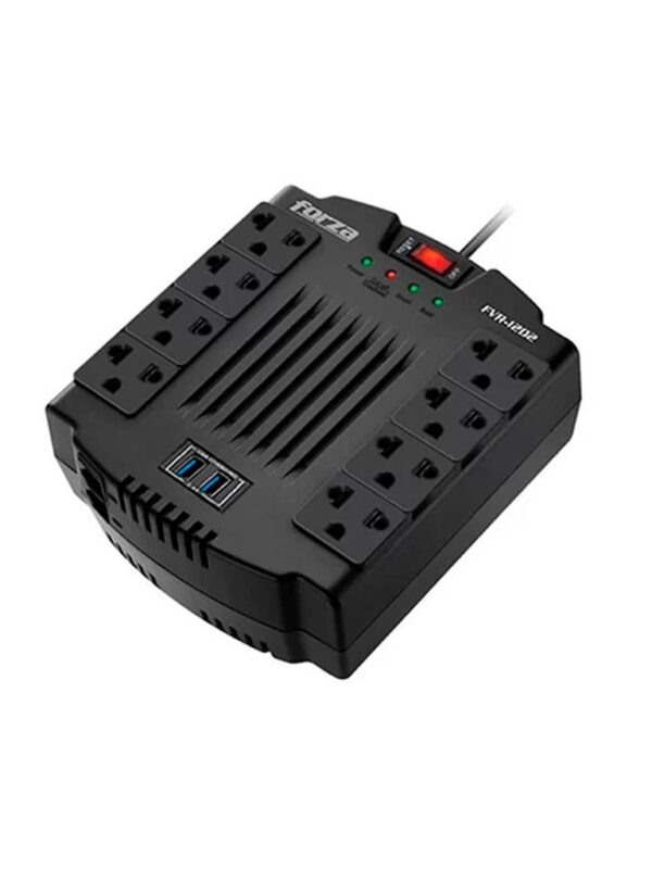 ESTABILIZADOR FORZA FVR-1202 USB-A 1200VA