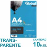 PAPEL GLOBAL AUTOADHESIVO TRANSPARENTE 120 GRS