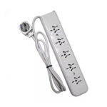 ZAPATILLA ELECTRICA 5 TOMAS ECO CON TECLA