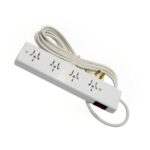 ZAPATILLA ELECTRICA 4 TOMAS CON PROTECCION TERMICA