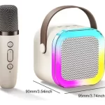 PARLANTE CON MICROFONO BLUETOOTH LUMI K12 KARAOKE