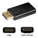 ADAPTADOR DISPLAYPORT MACHO A HDMI HEMBRA INT.CO