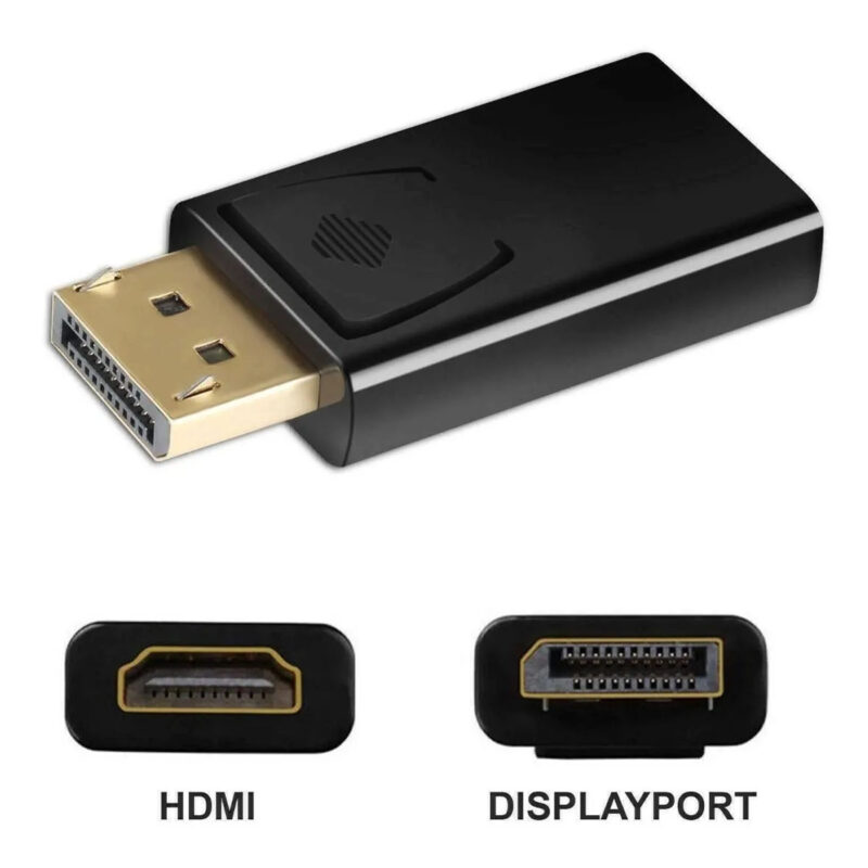 IntCo-adapt-display-port-M-a-HDMI-H-4K-06-009-e1722550104237 ADAPTADOR DISPLAYPORT MACHO A HDMI HEMBRA INT.CO - Imagen 1