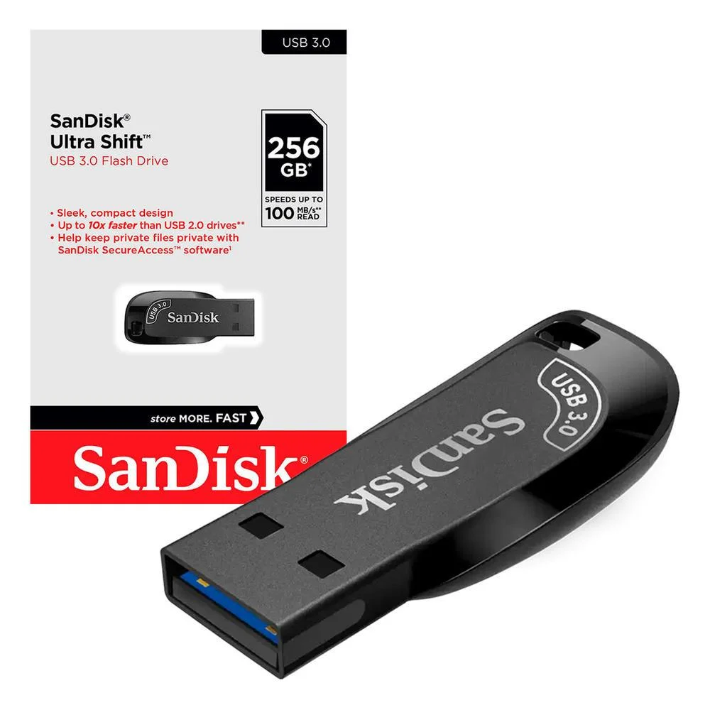 Pen-Drive-Sandisk-Ultra-Shift-USB-3-0-256GB-Sdcz410-256g-G46_1714422568_gg PEN DRIVE SANDISK ULTRA SHIFT 256GB - Imagen 1